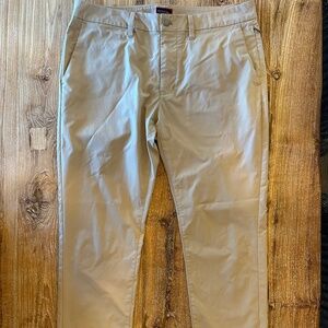 Men's Untuckit Traveler Tech Pants, Khaki, W35, L30